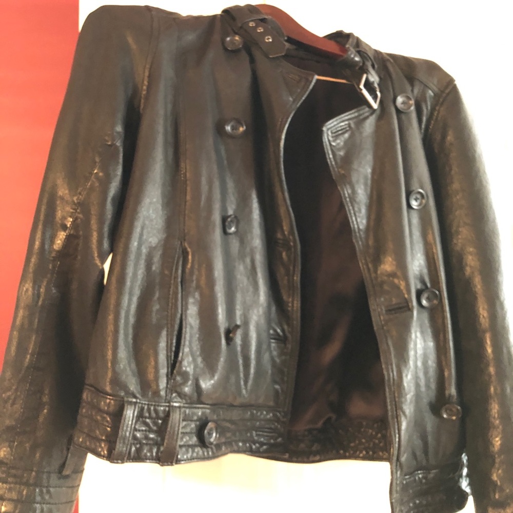 Madewell Black Leather jacket